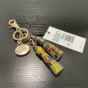 Brahmin RETRO JUNGLE MELBOURNE Tassel Key Ring or Purse Charm